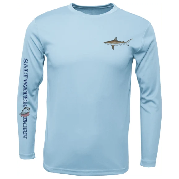 Clean Blacktip Long Sleeve UPF 50+ Dry-Fit Shirt - Image 7