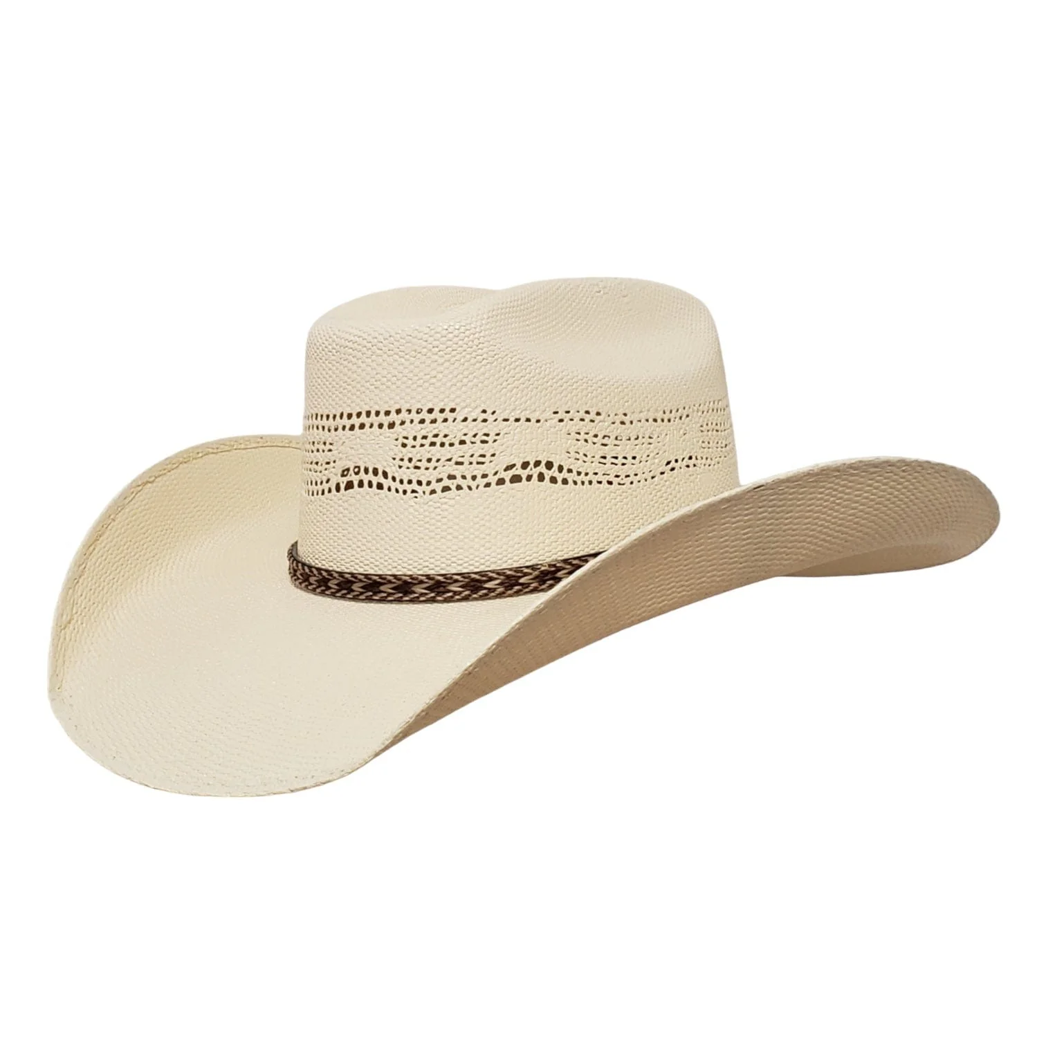 Gone Country Cody - Straw Bangora Cowboy Hat