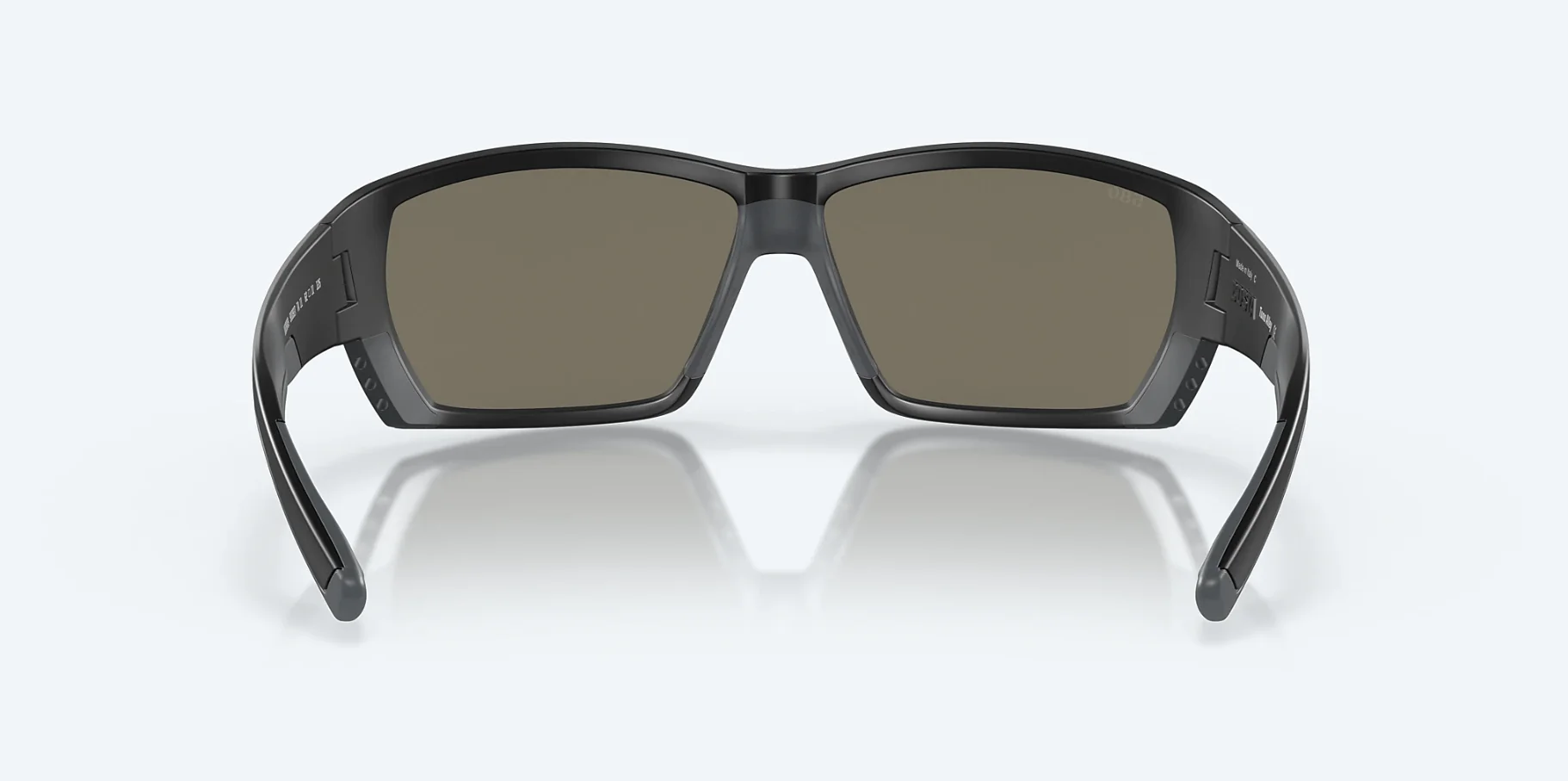 Cost Del Mar Tuna Alley Matte Black/Blue Mirror Sunglasses - Image 8