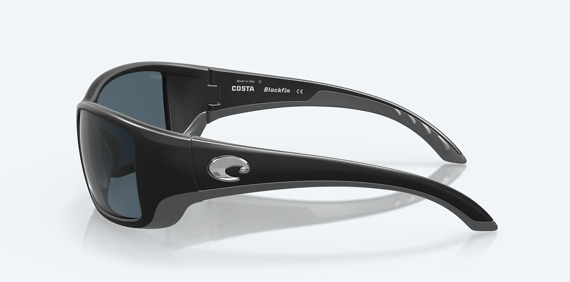 Costa Del Mar Blackfin Matte Black Frame/Gray Lens Sunglasses - Image 3