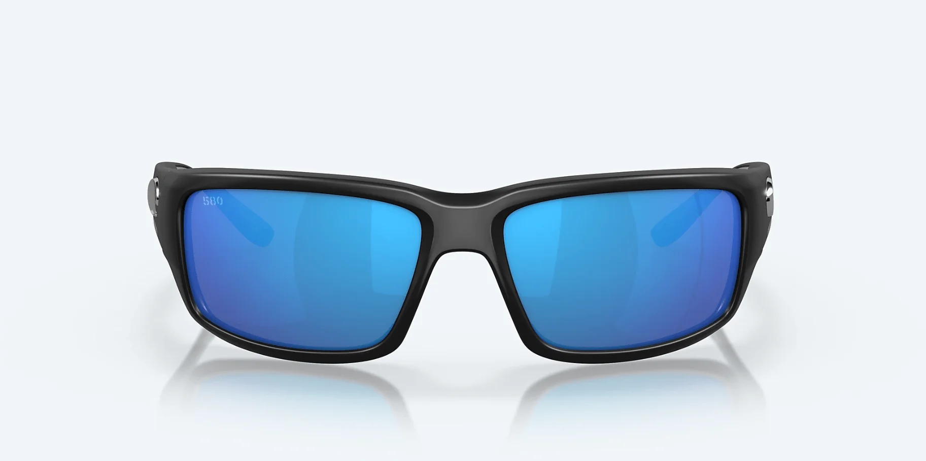 Costa Del Mar Fantail Matte Black/Blue Mirror Sunglasses - Image 7