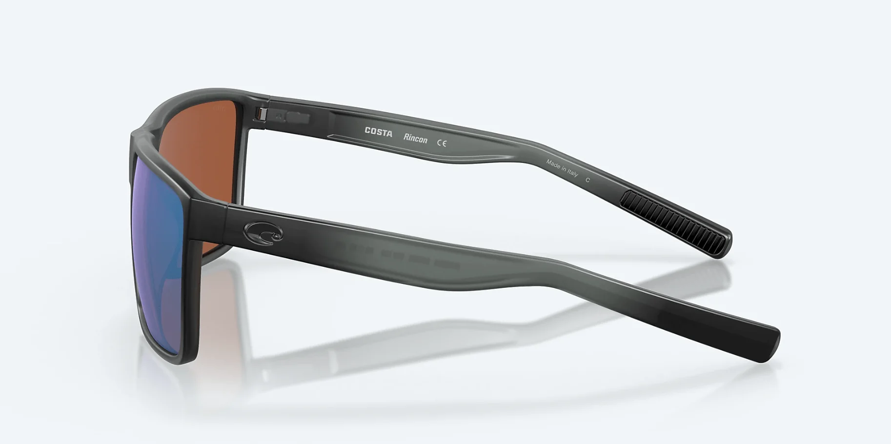 Costa Del Mar Rincon Matte Smoke Crystal/Green Mirror Sunglasses - Image 3
