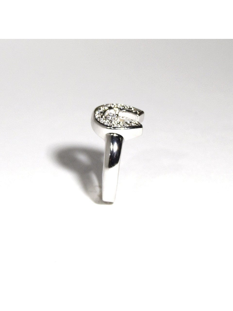 R.S. Covenant Women's Cubic Zirconia Horseshoe Ring 422 - Image 3
