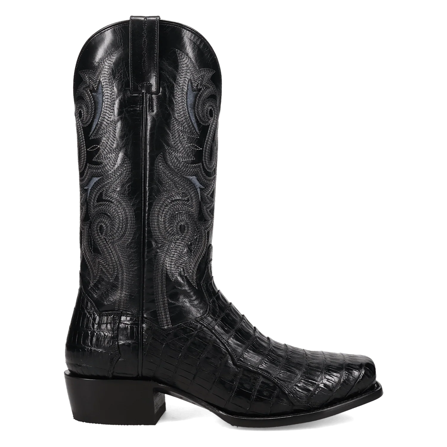 Dan Post Men's Black Zandor Caiman Exotic Western Boots DP7132 - Image 2