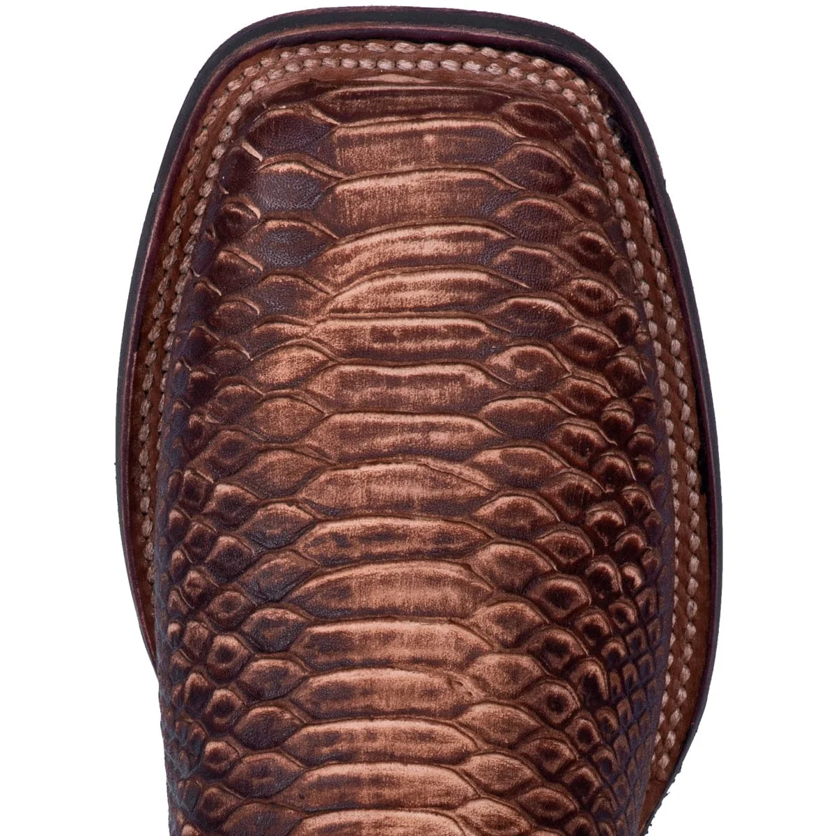 Dan Post Men's KA Python Print Brown Leather Western Boots DP4526 - Image 6