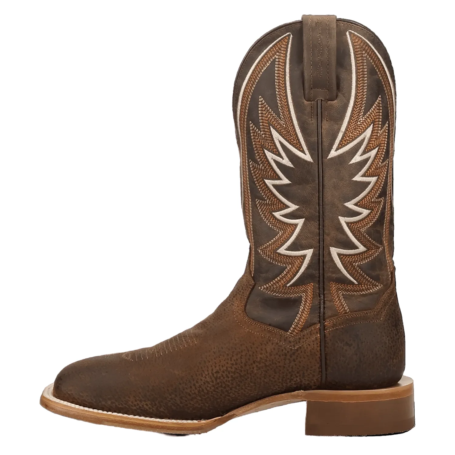 Dan Post Men's Rust Brown Boar's Run Western Exotic Boots DP5242 - Image 3