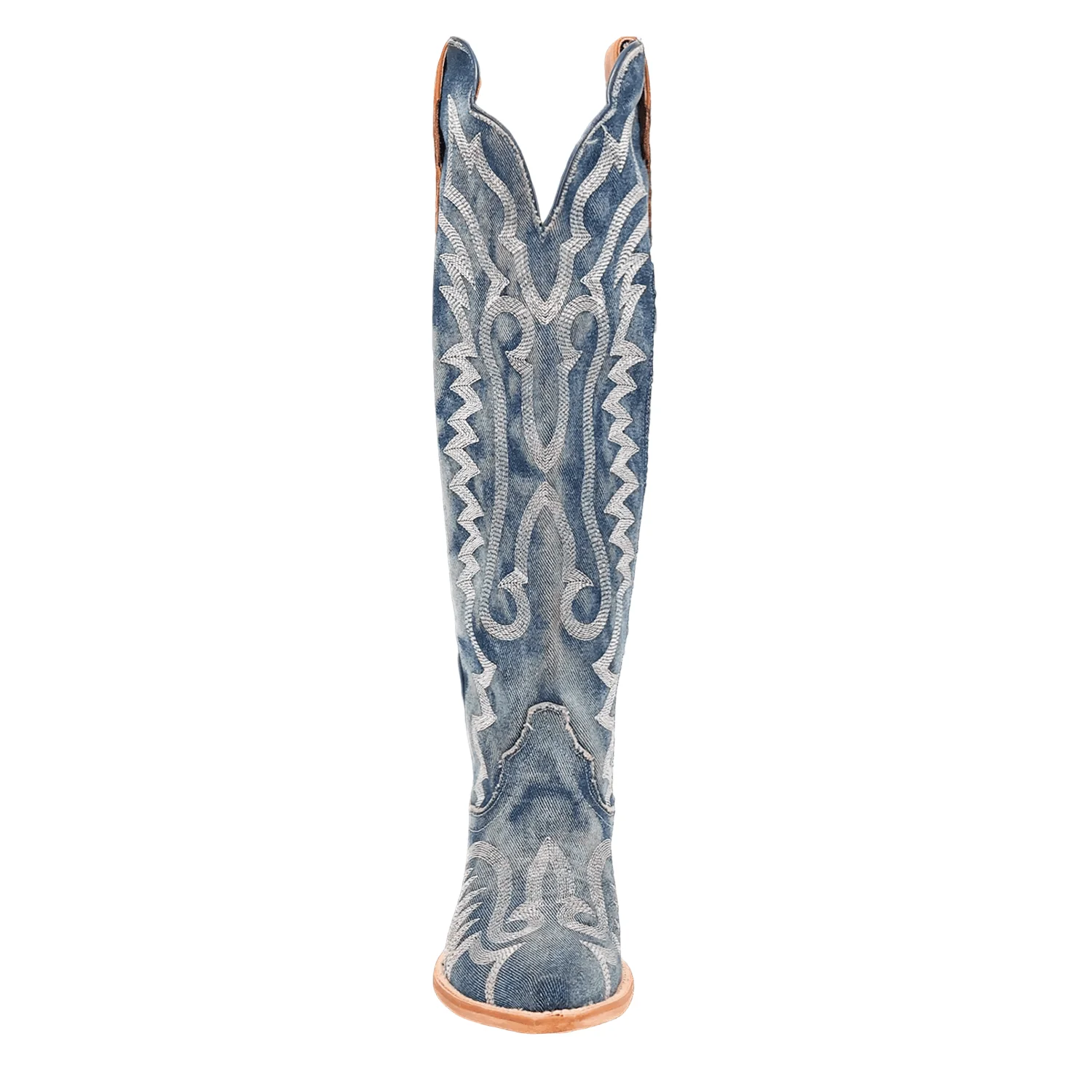 Dan Post Women's Denim Darlin 19" Western Boots DP5108 - Image 5