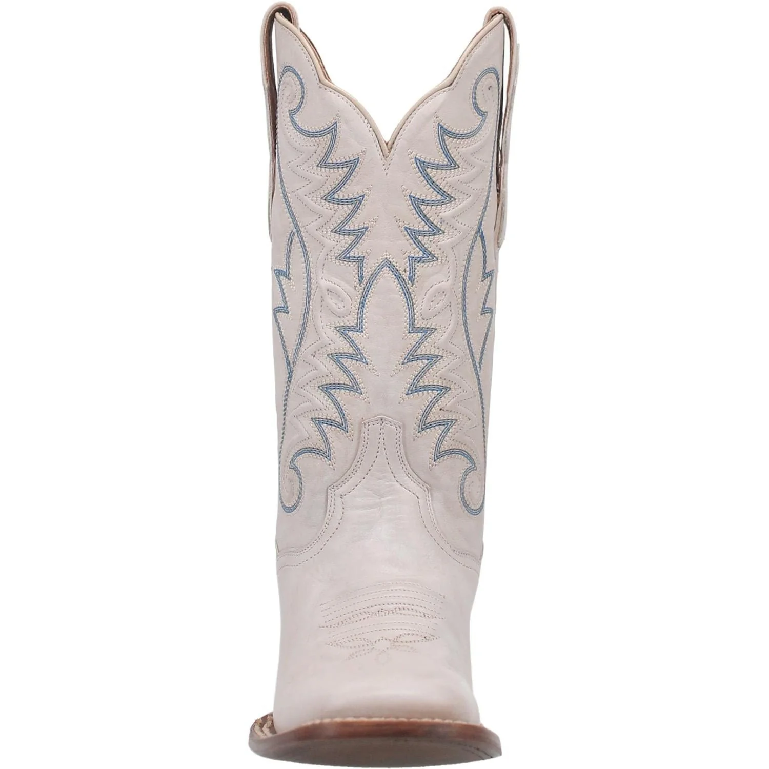 Dan Post Women's Sugar White Square Toe Leather Cowgirl Boots DP4999 - Image 4