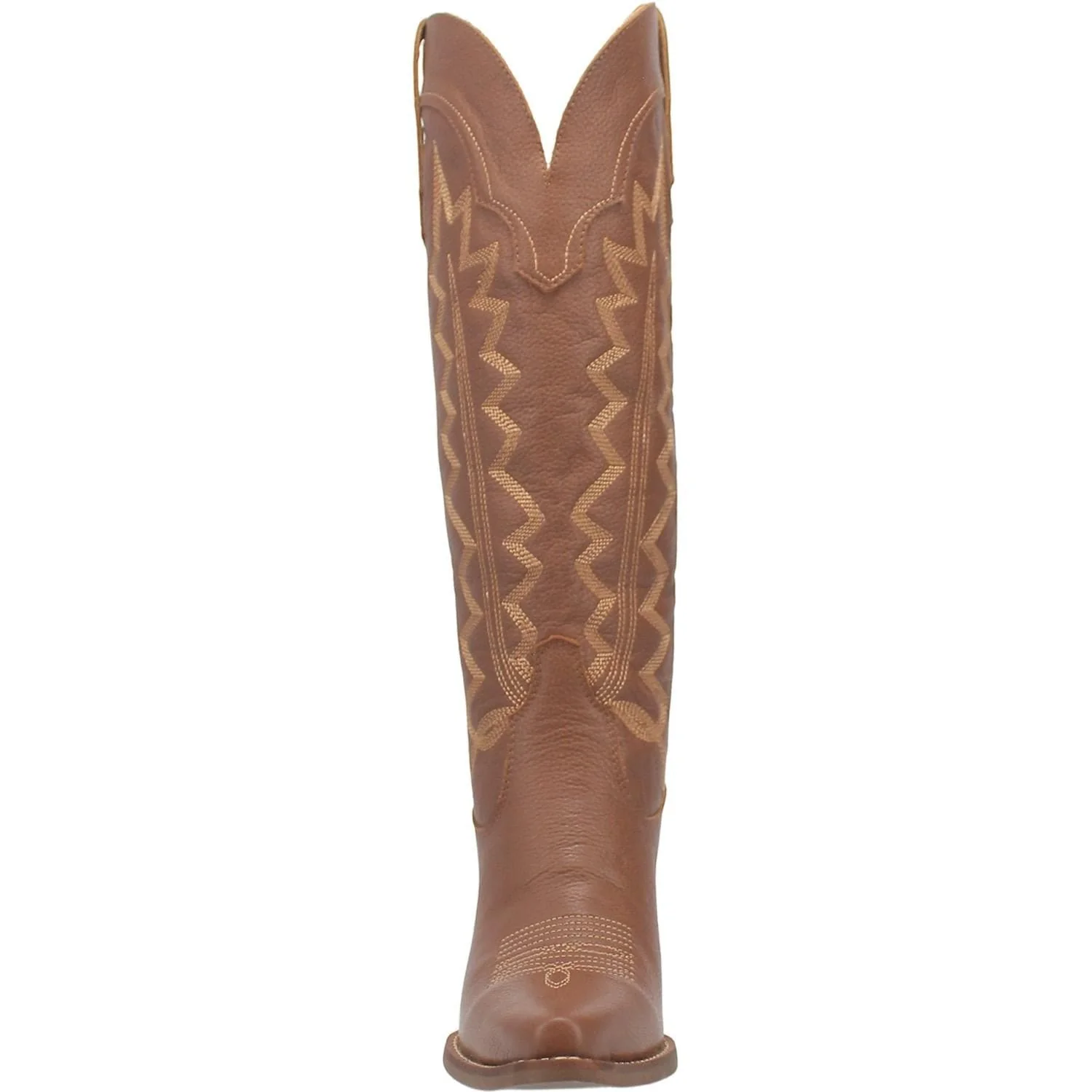 Dingo Women's High Cotton Brown Leather Cowgirl Boots DI 936 - Image 5