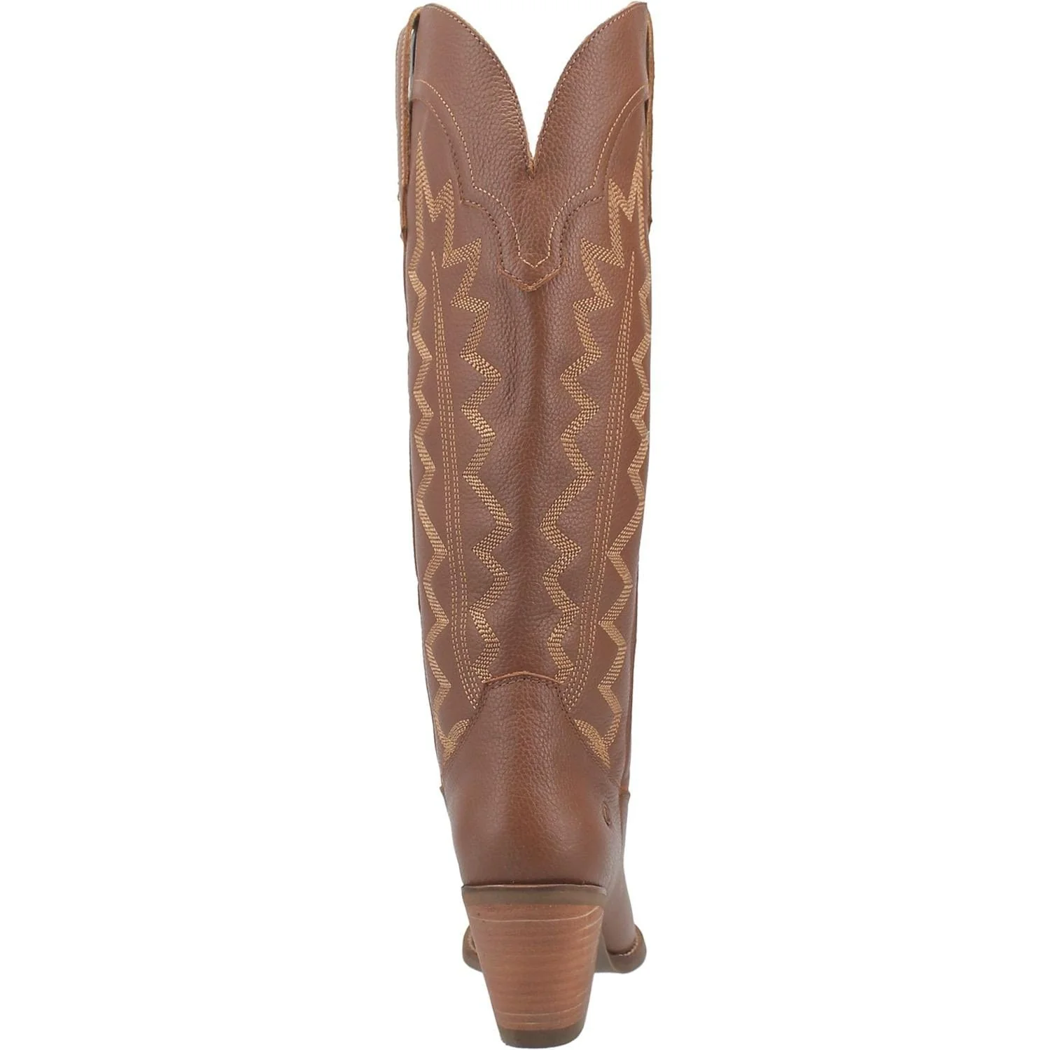 Dingo Women's High Cotton Brown Leather Cowgirl Boots DI 936 - Image 6