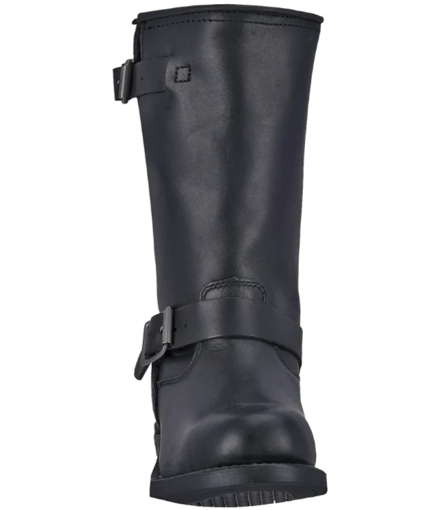 Dingo Men's Rob Black Leather Harness Boots DI19040 - Image 4