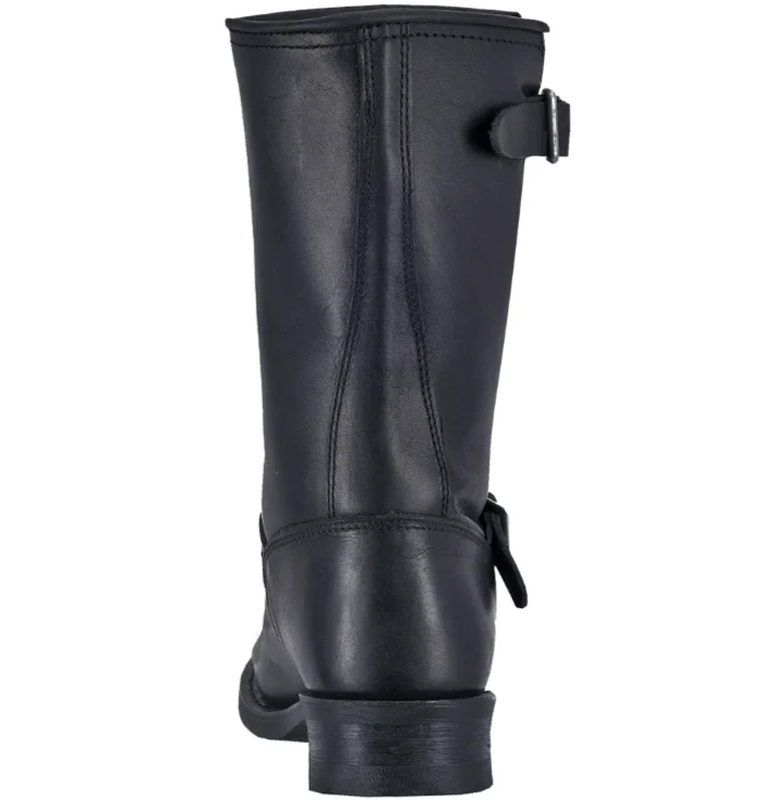 Dingo Men's Rob Black Leather Harness Boots DI19040 - Image 5