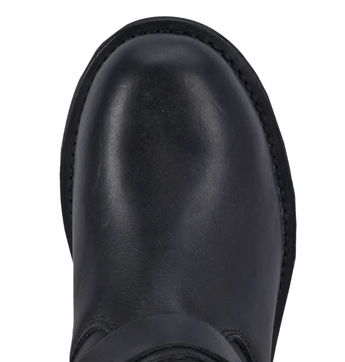 Dingo Men's Rob Black Leather Harness Boots DI19040 - Image 6
