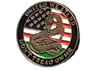 Gone Country Don't Tread On Me - American Flag Brown Cotton Poly Felt Cowboy Hat - Image 2