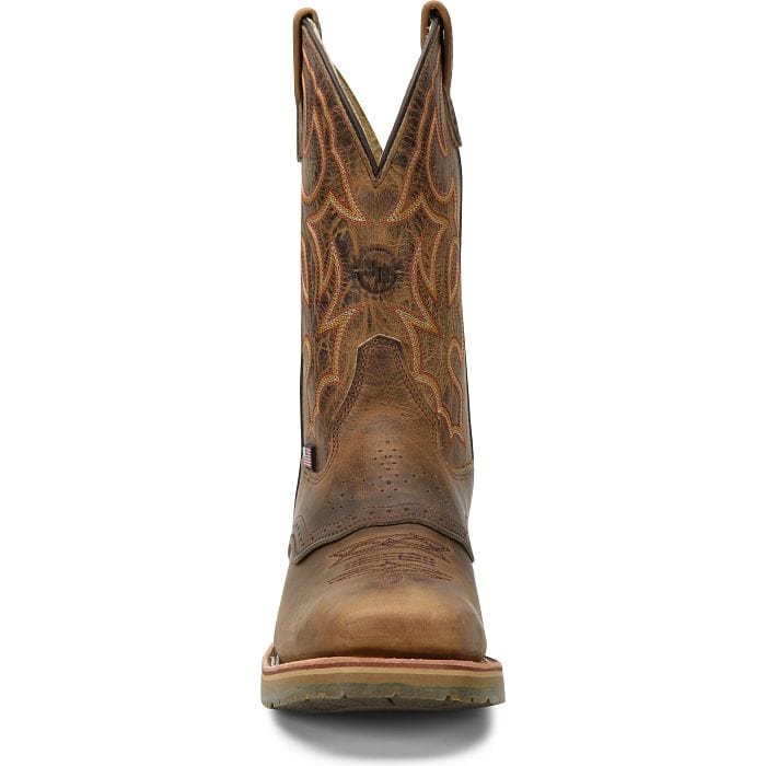 Double H Men's Dwight Brown Steel Toe Work Boots DH3567 - Image 5