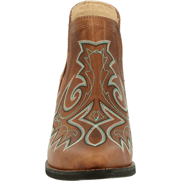 Durango Women's Crush™ Golden Brown Western Booties DRD0401 - Image 4
