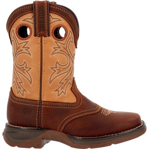 Durango Kid's Lil’ Rebel Brown & Tan Western Boot DBT0240C - Image 7