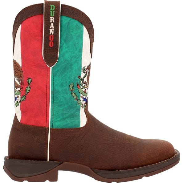 Durango Men's Rebel Mexico Flag Square Toe Western Boots DDB0430 - Image 2