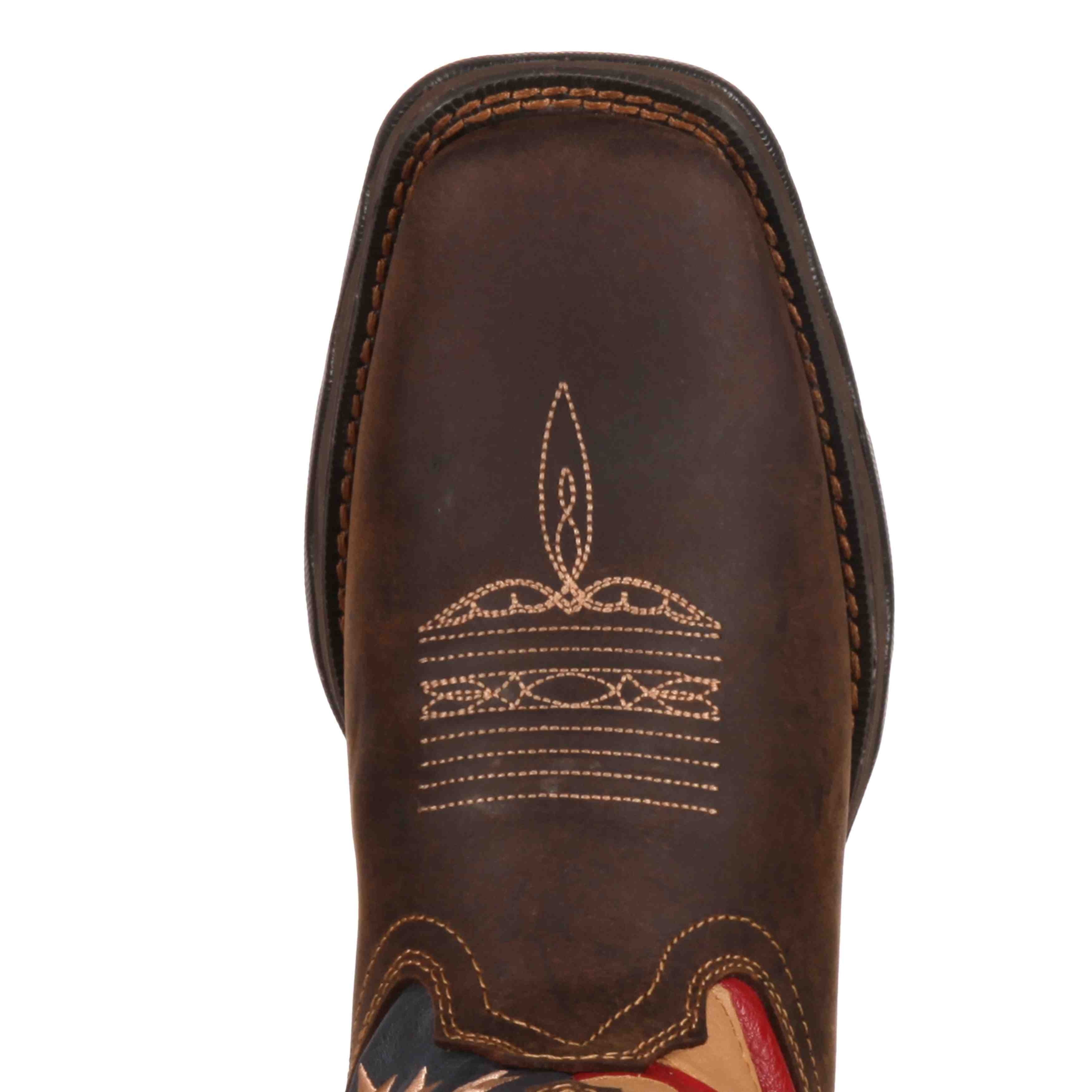 Durango Women's Rebel Patriotic Flag Square Toe Western Boots RD4414 - Image 3