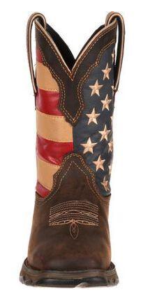 Durango Women's Rebel Patriotic Flag Square Toe Western Boots RD4414 - Image 5