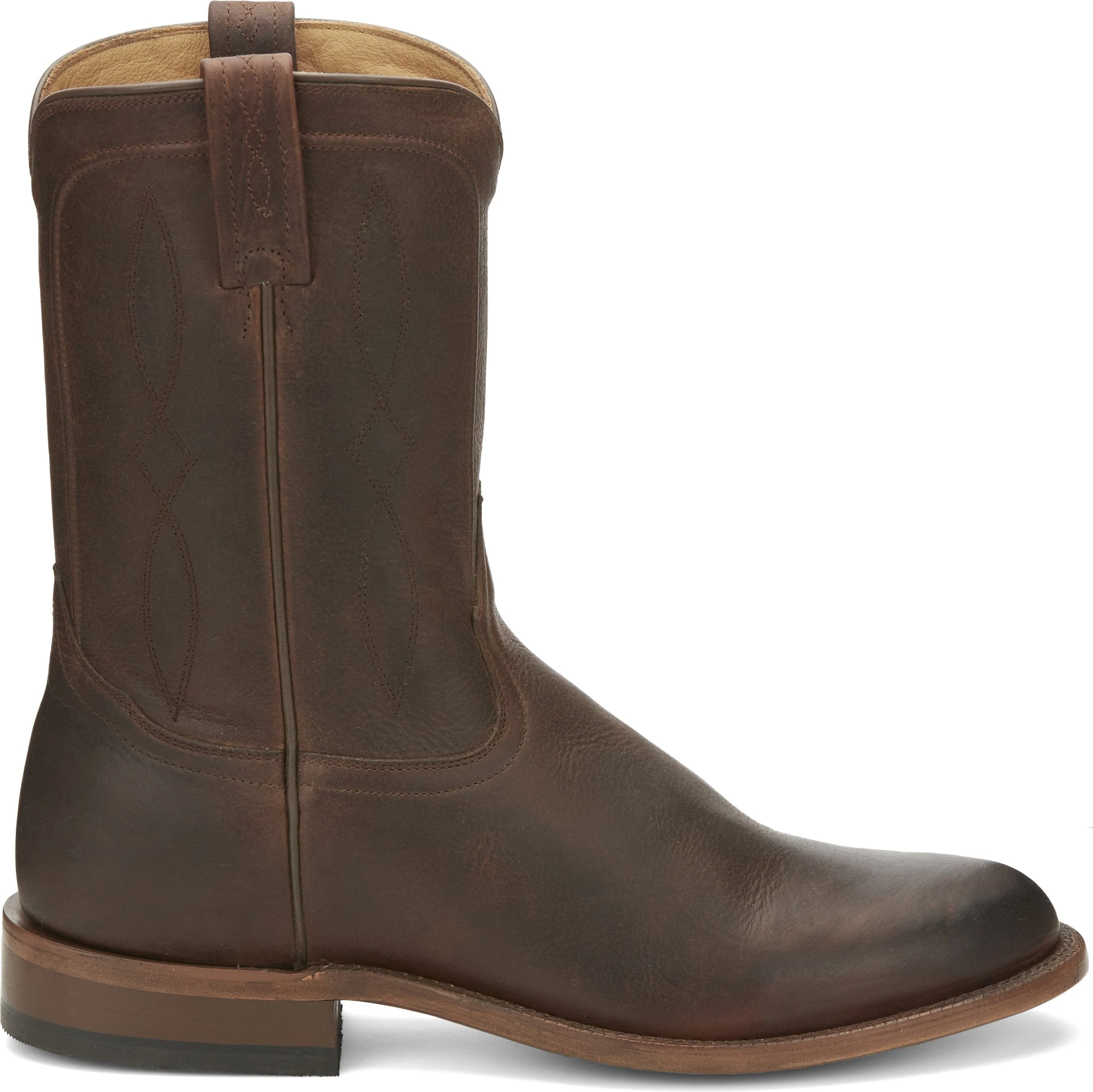 Tony Lama Men's Wellington Monterey Brown Round Toe Western Boot EP3551 - Image 3