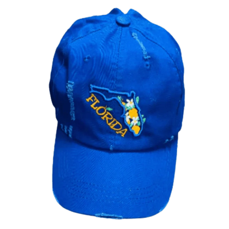Florida County Line Women's Orange Blossom Ponytail Hat