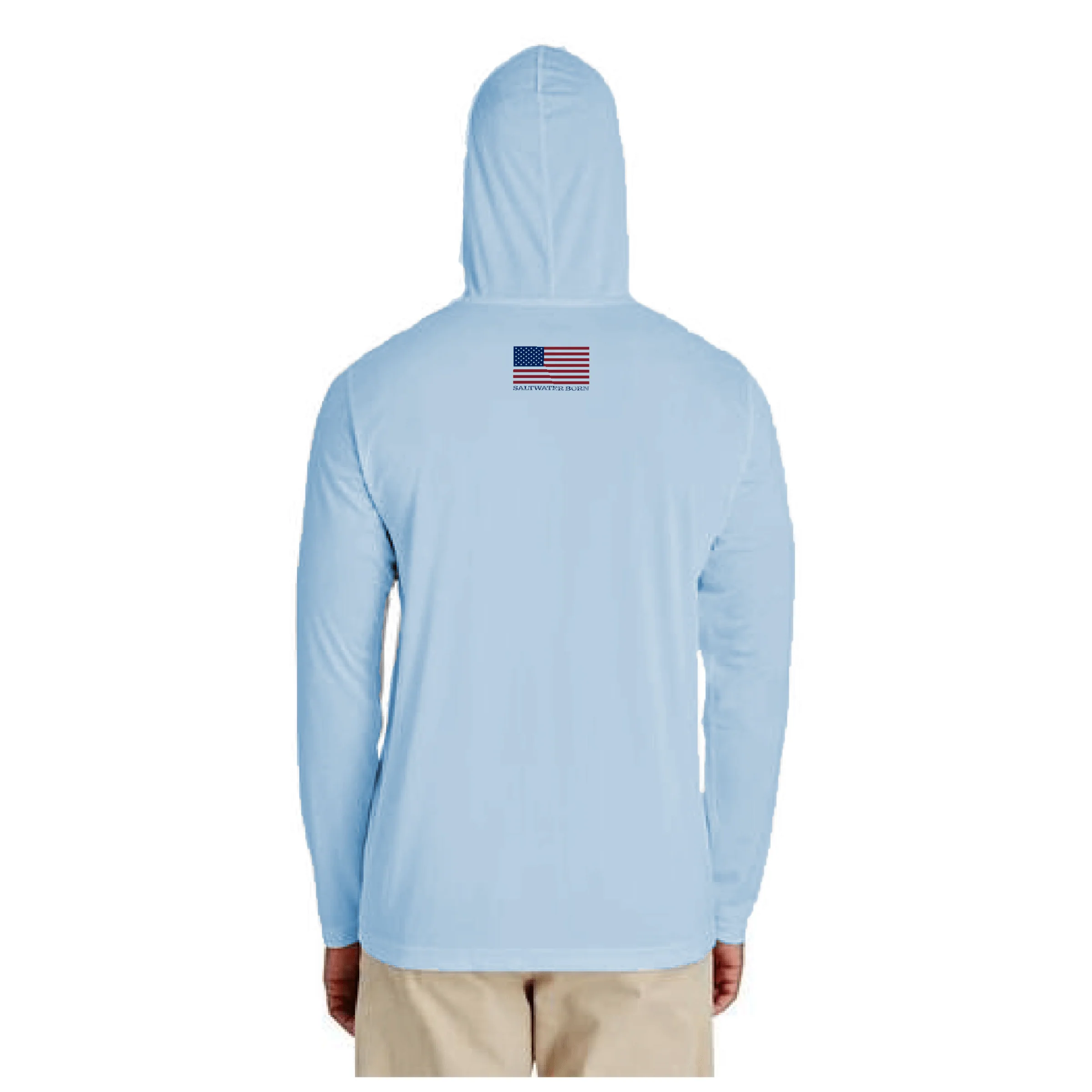Florida Flag Boys and Girls Long Sleeve UPF 50+ Dry-Fit Hoody - Image 2