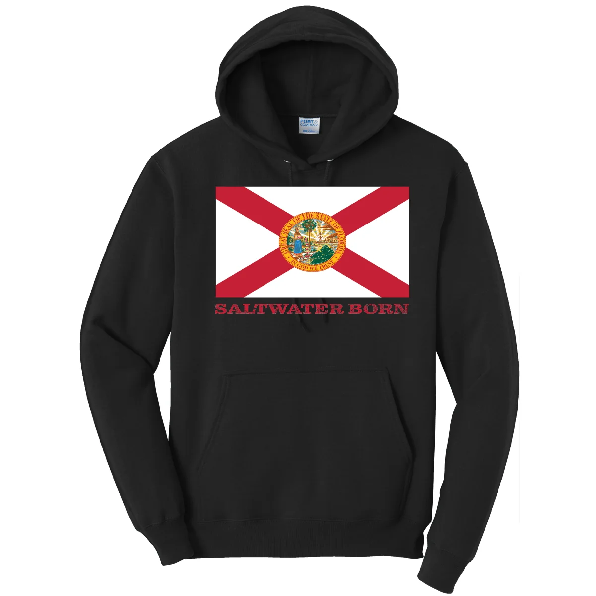 Florida Flag Cotton Hoodie - Image 3
