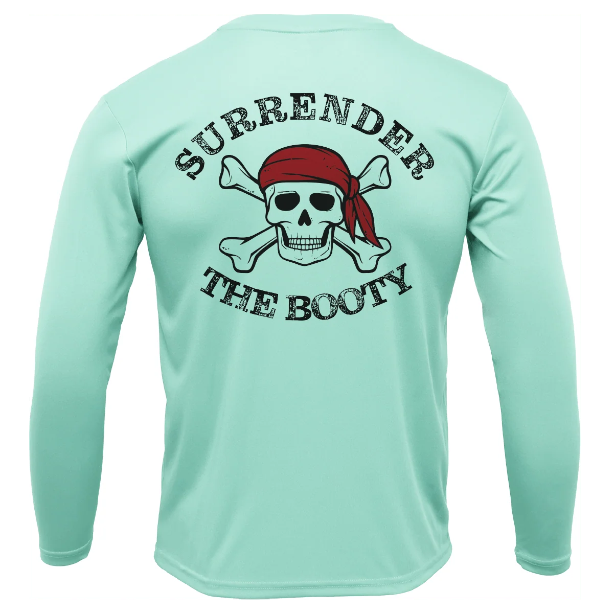 Florida Freshwater Born "Surrender The Booty" Boy's Long Sleeve UPF 50+ Dry-Fit Shirt - Image 9