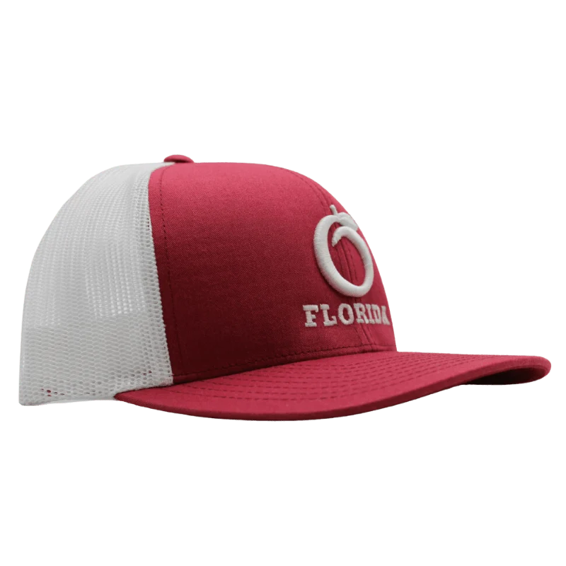 Florida Heritage Men's The Ridge Trucker Red/White Ball Cap