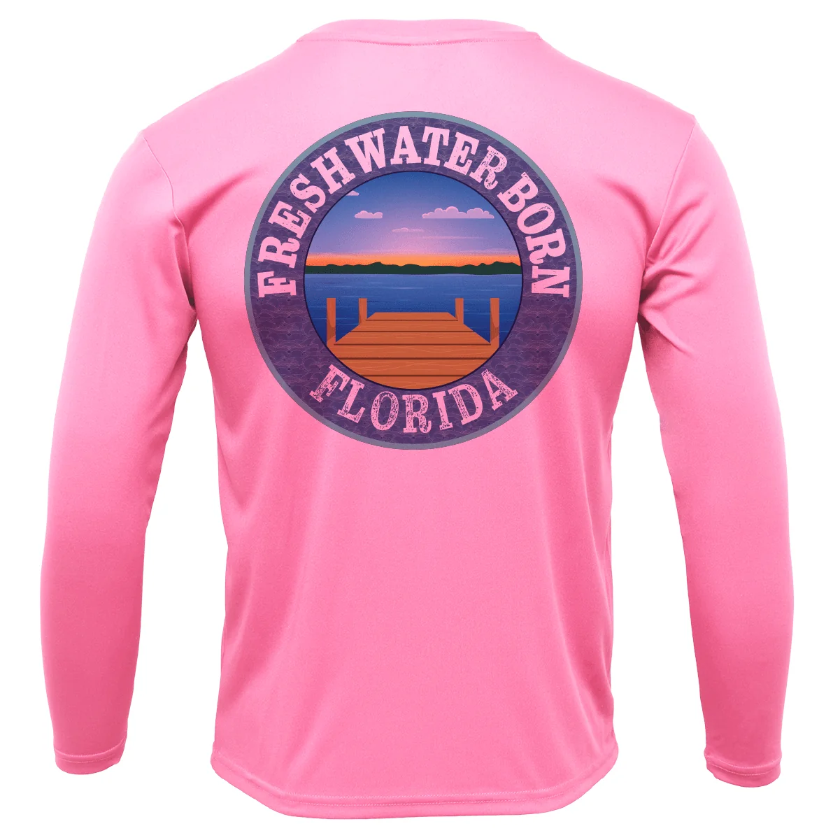 FSU Garnet and Gold Freshwater Born Girl's Long Sleeve UPF 50+ Dry-Fit Shirt - Image 8