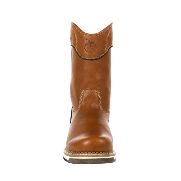 Georgia Boot Men's AMP LT Brown Wedge Pull on Work Boot GB00349 - Image 3