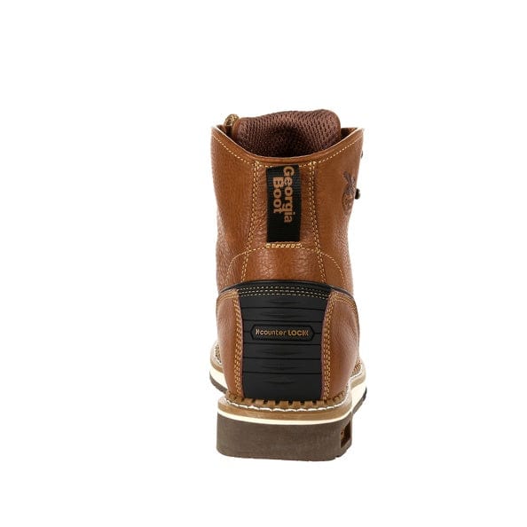 Georgia Boot Men's Amp LT Brown Wedge Round Toe Work Boot GB00347 - Image 6