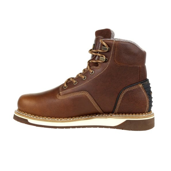 Georgia Boot Men's Amp LT Brown Wedge Steel Toe Waterproof Work Boot GB00351 - Image 4