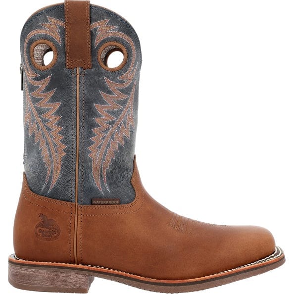 Georgia Boot Men's Carbo-Tec Elite Brown Waterproof Western Work Boot GB00529 - Image 2