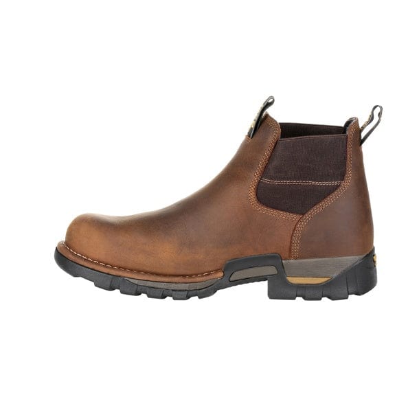 Georgia Boot Men's Eagle One Brown Waterproof Chelsea Work Boot GB00315 - Image 3