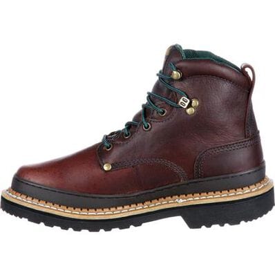 Georgia Boot Men's Brown Giant Lace-Up Mahogany Work Boots G6274 - Image 3