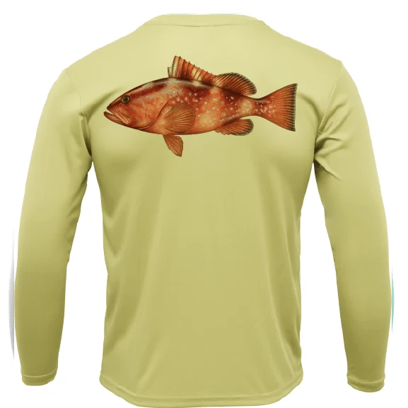 Grouper Long Sleeve UPF 50+ Dry-Fit Shirt