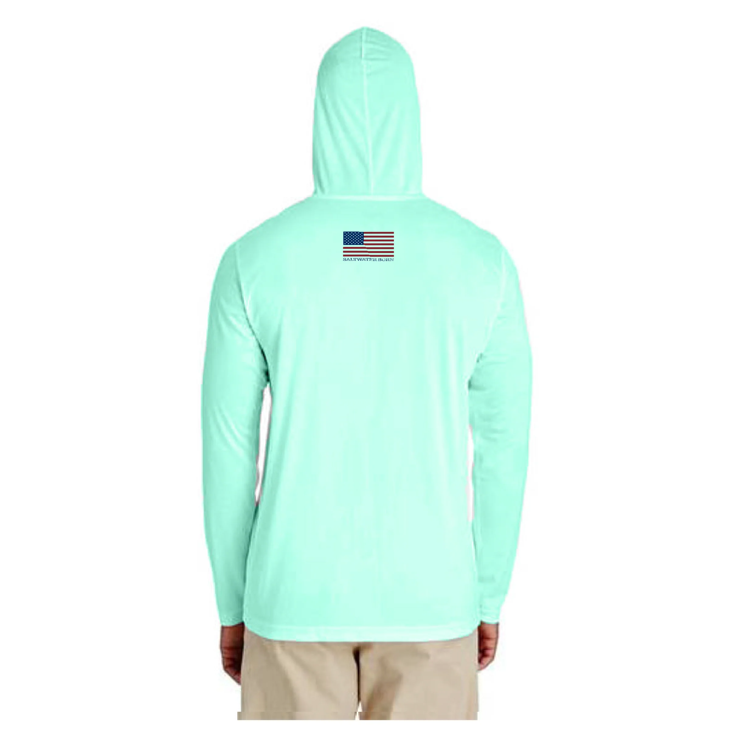 Hogfish Diver Long Sleeve UPF 50+ Dry-Fit Hoodie - Image 6