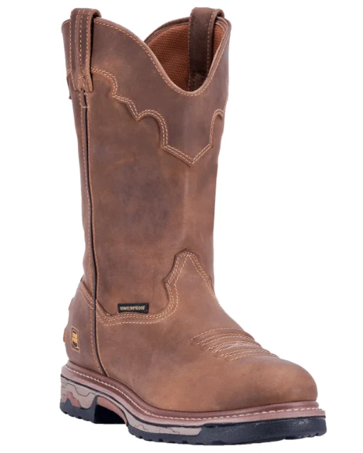 Dan Post Men's Journeyman Saddle Brown Composite Toe Waterproof Work Boots DP69512