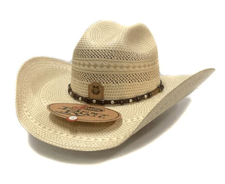 Justin Men’s Bent Rail Ivory Straw Cowboy Hat JS4830HUTS