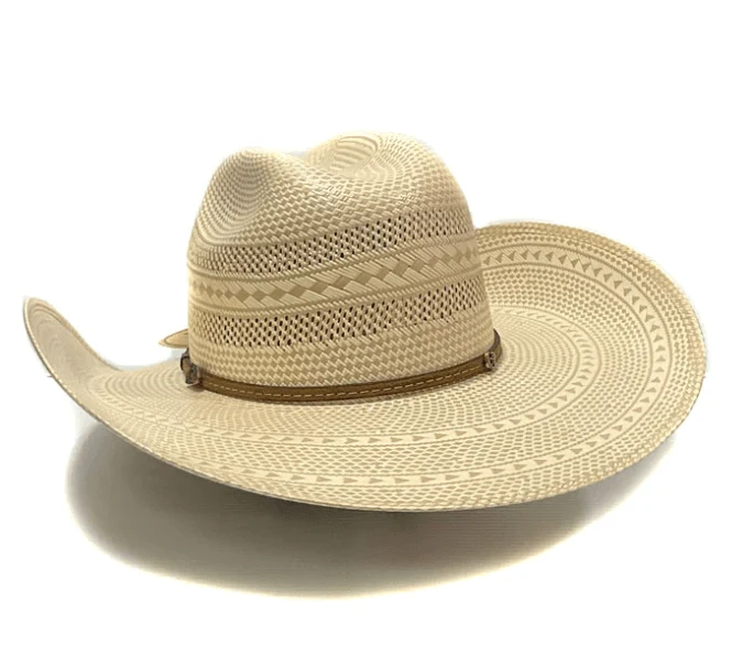 Justin Men’s Bent Rail Ivory Straw Cowboy Hat JS4830HUTS - Image 2