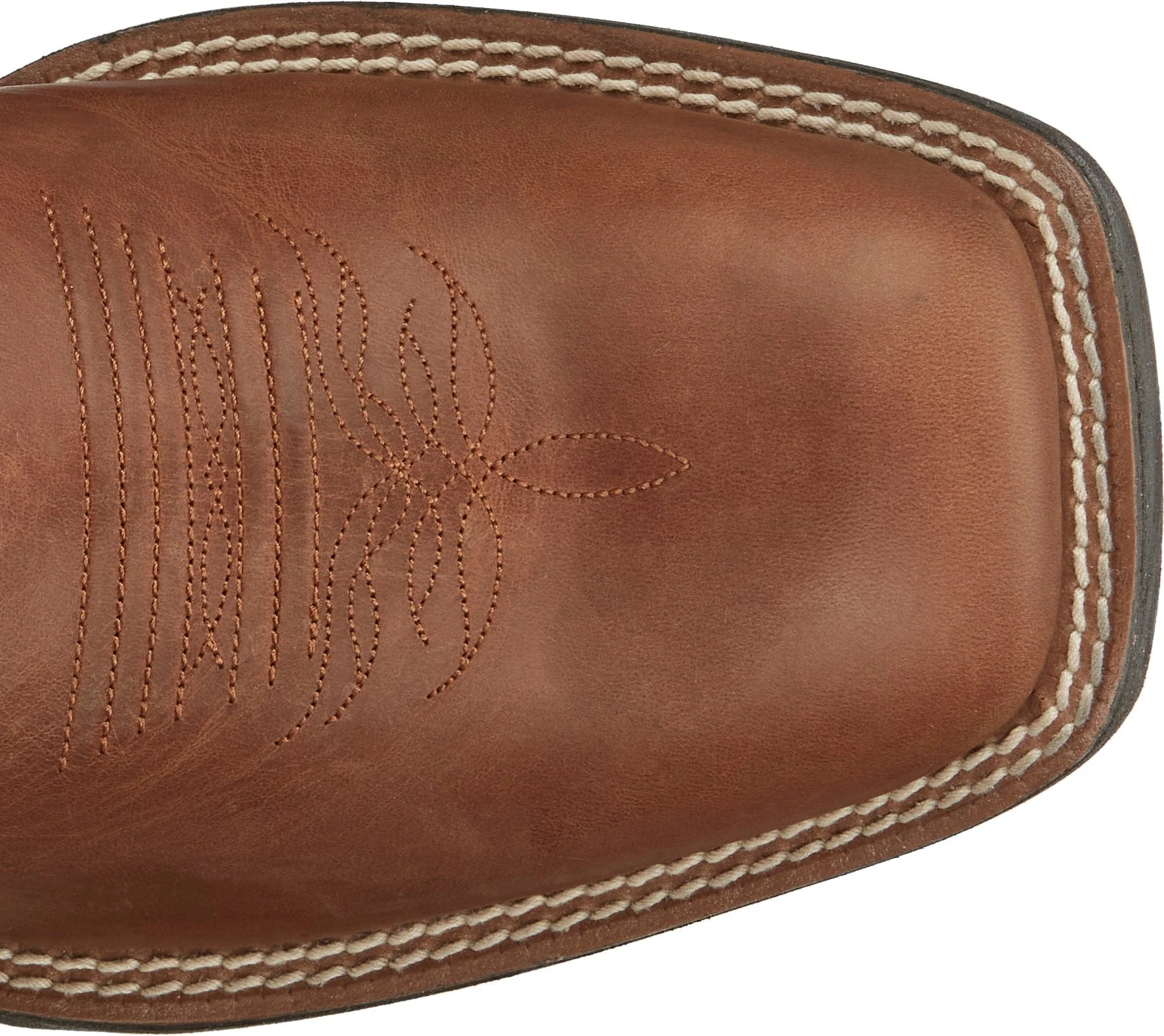Justin Men’s Bowline Hazel Brown Square Toe Western Boots SE7521 - Image 5