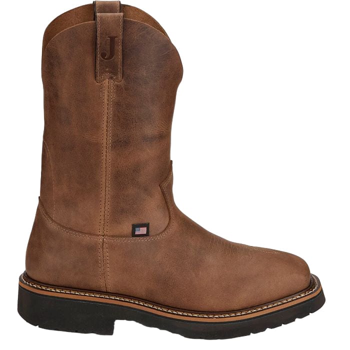 Justin Men's Ames Walnut Pull On Work Boot HL4222 - Image 4