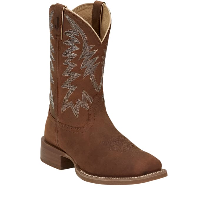 Justin Men's Big Bucks Pecan Western Boots FN7112