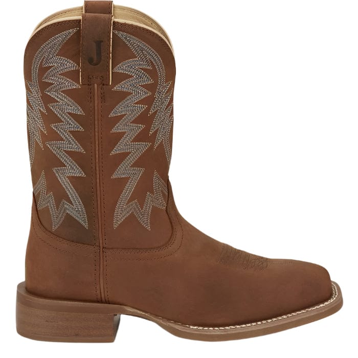 Justin Men's Big Bucks Pecan Western Boots FN7112 - Image 2