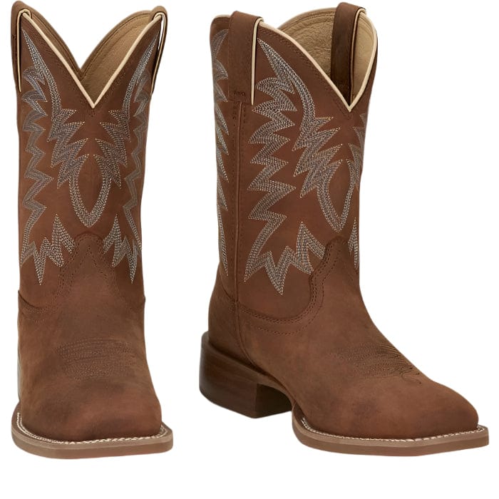 Justin Men's Big Bucks Pecan Western Boots FN7112 - Image 6