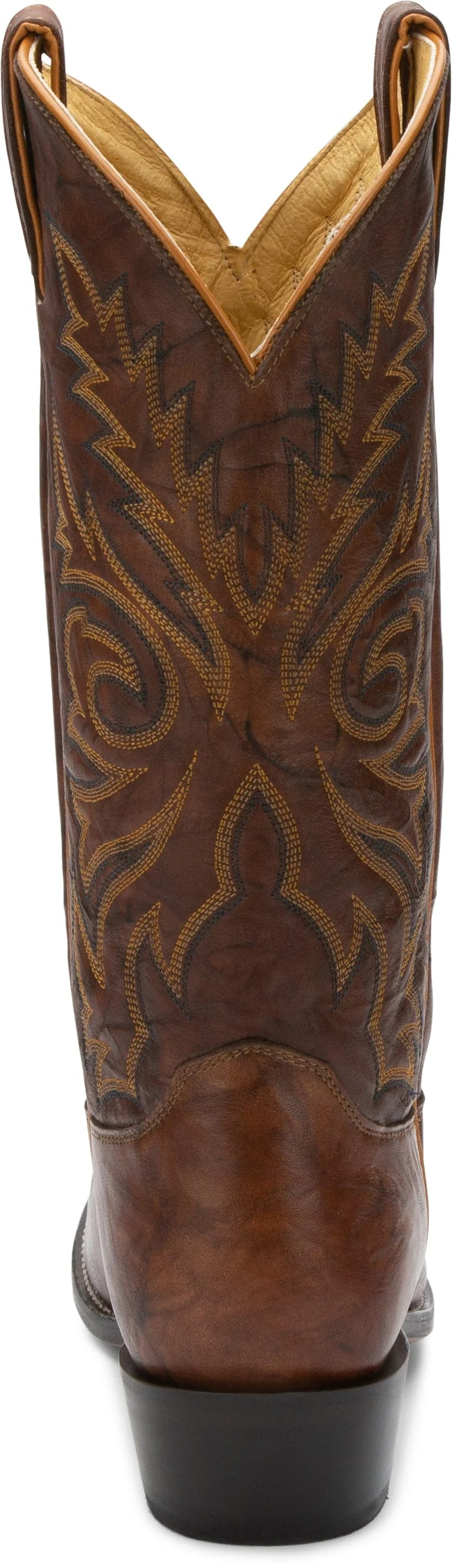 Justin Men's Buck Chestnut Leather 13 Western Boots 1560 - Image 7
