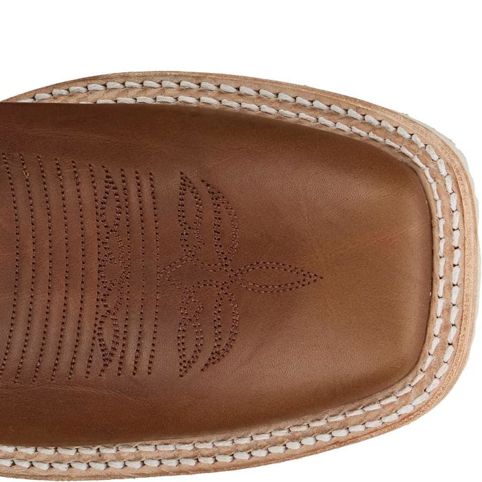 Justin Men's Caramel Brown Trainor Crepe Sole Western Boots BR394 - Image 5