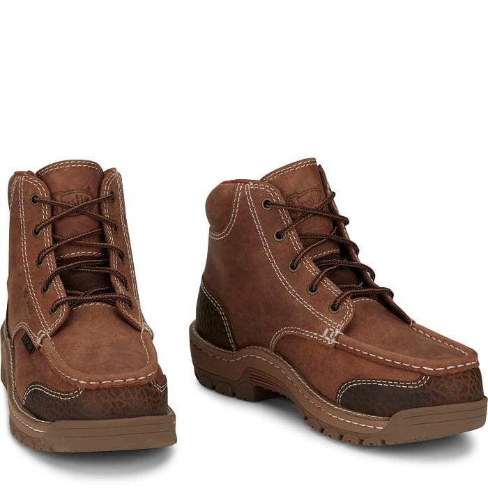 Justin Men's Corbett 5" Waterproof Alloy Toe Met Guard Work Boots SE255 - Image 4